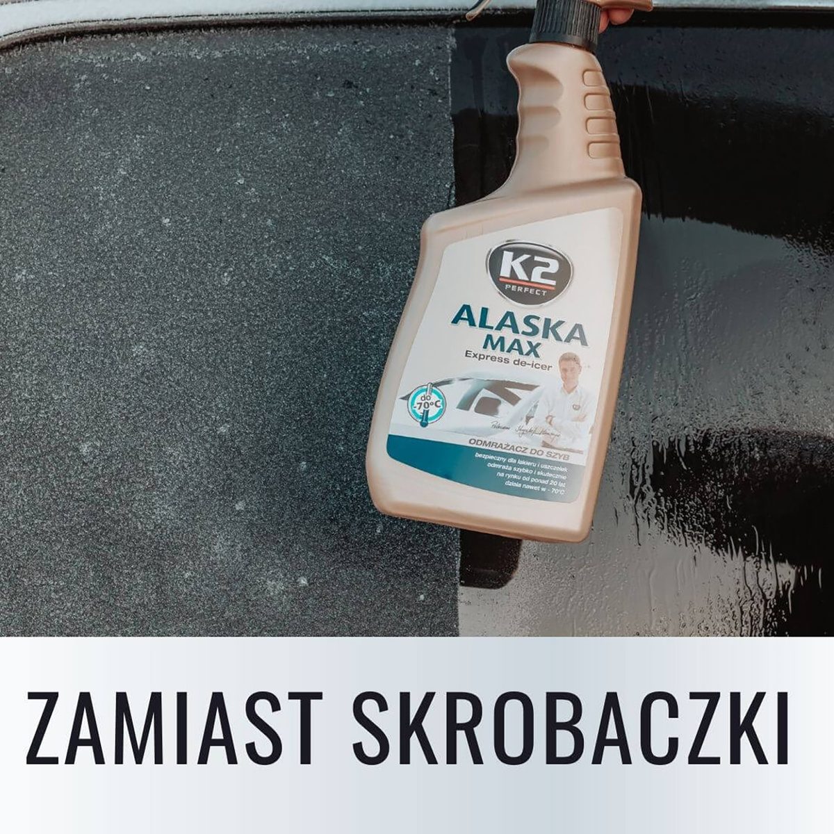 Odmrażacz do szyb K2 ALASKA atomizer 700ml K607