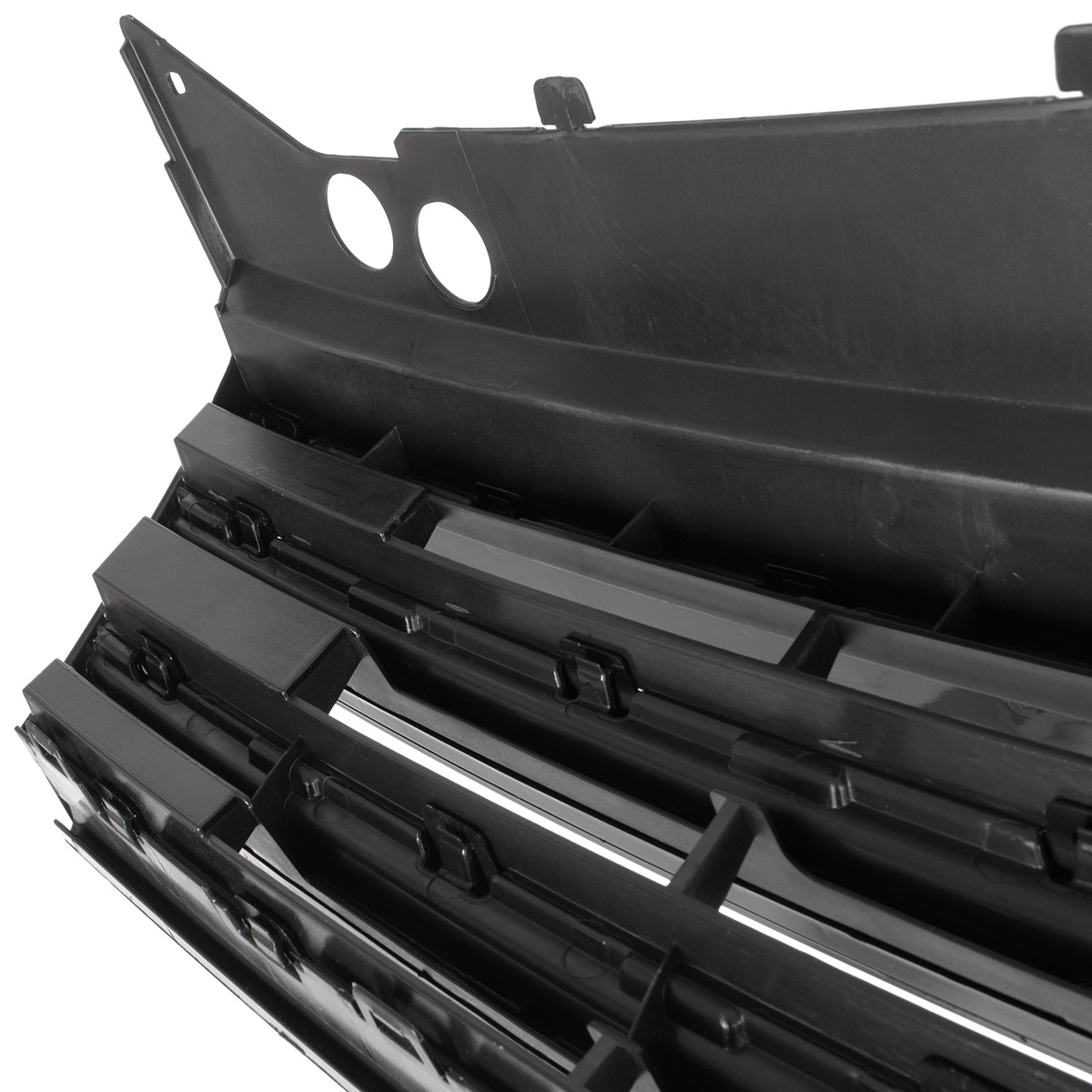 VW Tiguan II 16-20 atrapa między reflektory (grill) CZARNA + CHROM