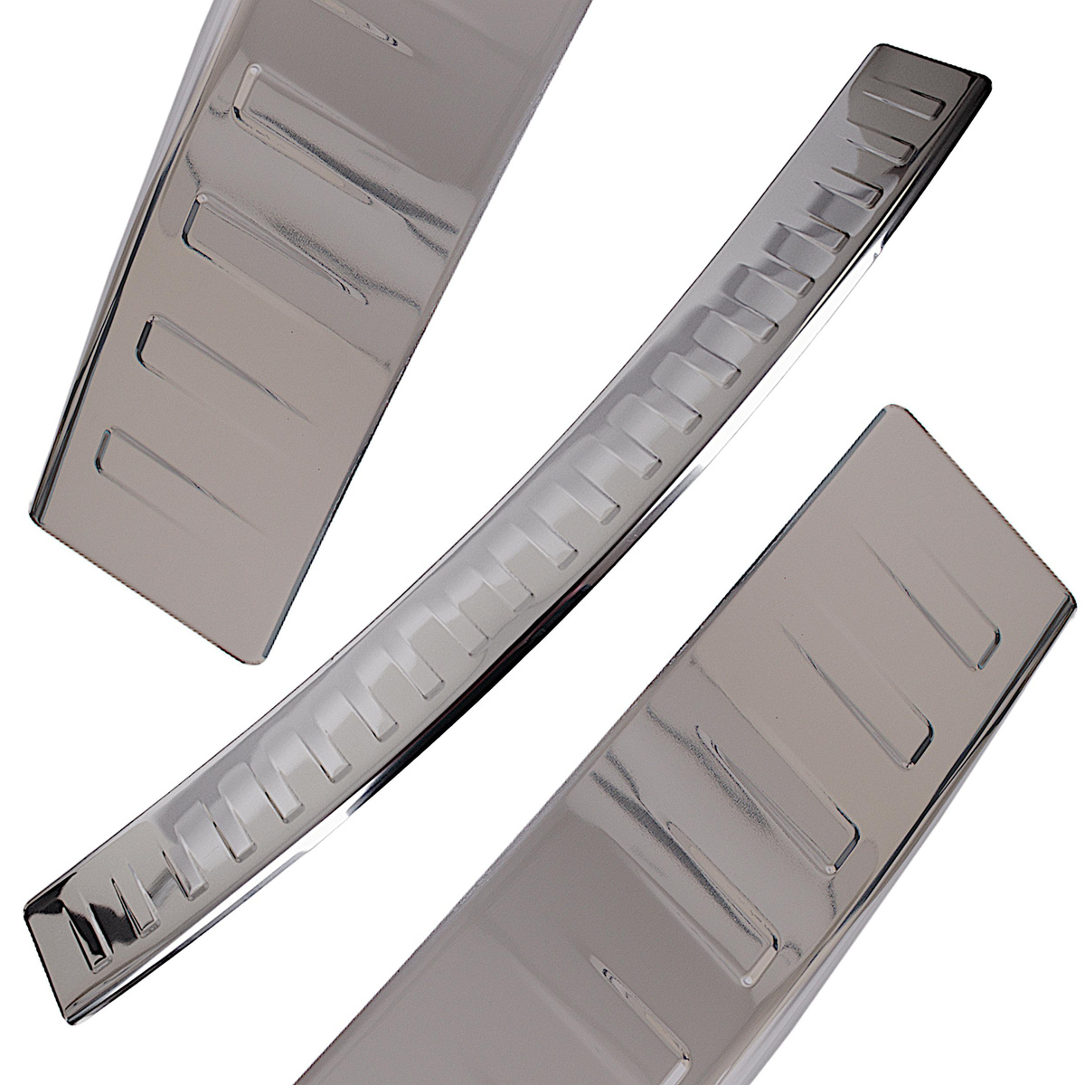 Dacia Duster I 10-17 listwa nakładka progu tylnego STALOWA CHROM