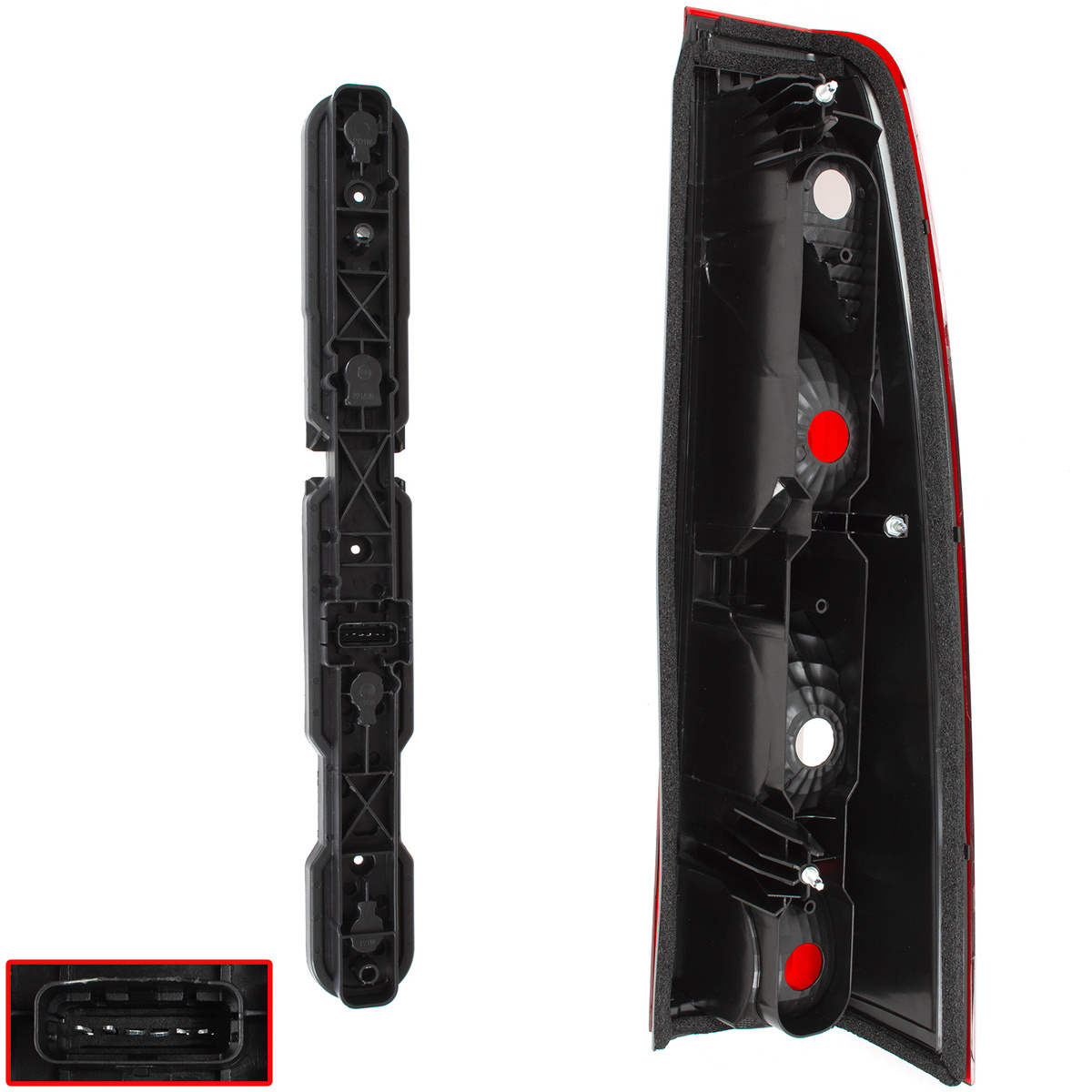 Nissan NV400 lampa tylna lewa + wkład lampy tylnej lewy 2 szt. KPL