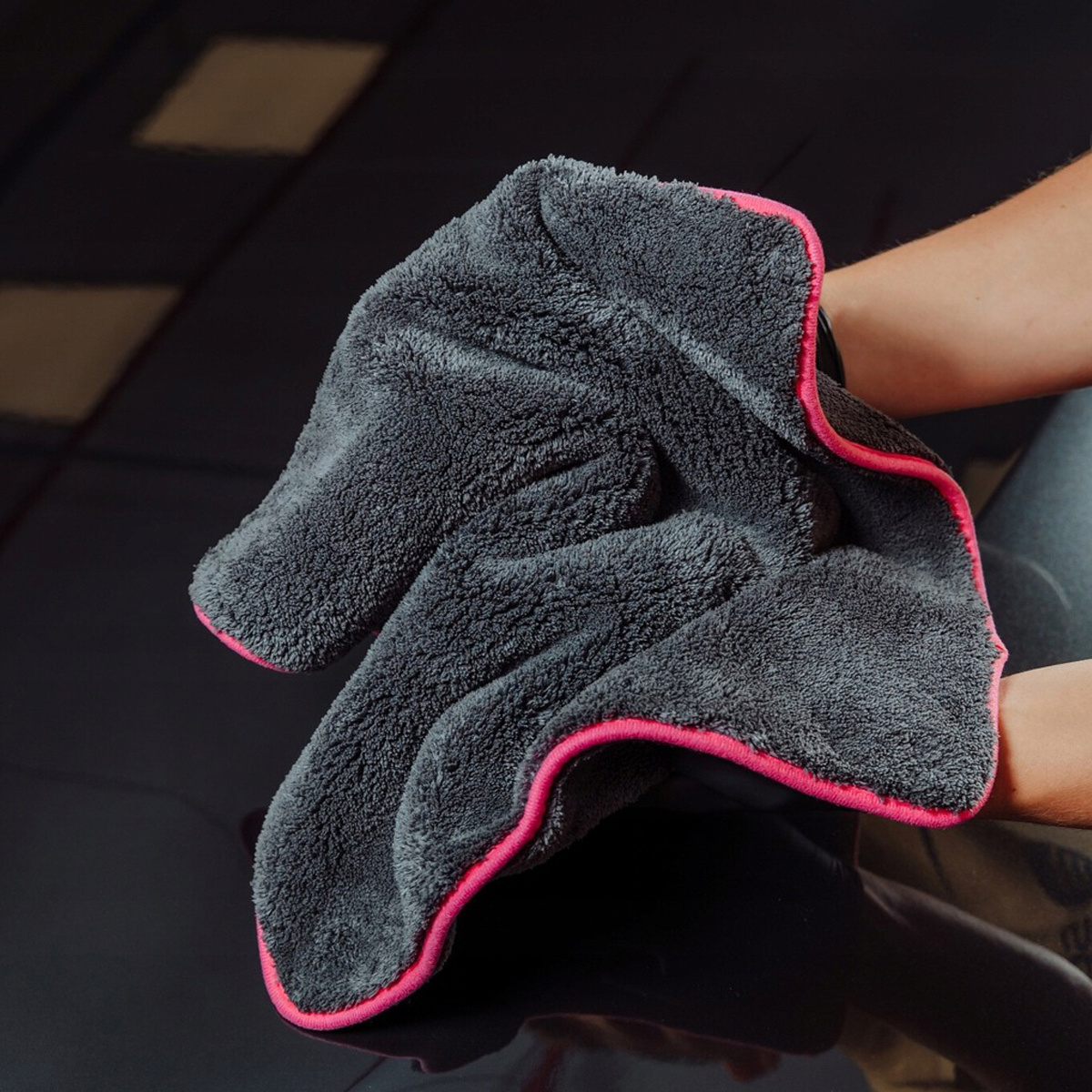 K2 Ręcznik z Mikrofibry LUSSY 40x40 do Osuszania Polerowania Gruby 1200g/m2 D0222