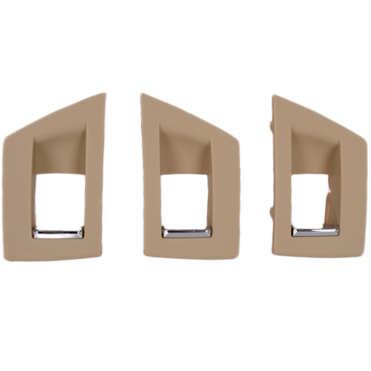 BMW 5 F10 F11 09-17 zestaw uchwytów wewnętrznych drzwi przednich i tylnych 7 szt. KPL BEŻOWE (bez el. skł. lusterek)