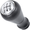 Peugeot 206 gałka zmiany biegów SILVER + CZARNY SCHEMAT 5 BIEGÓW + adapter / przejściówka dźwigni drążka gałki zmiany biegów 2 szt. KPL
