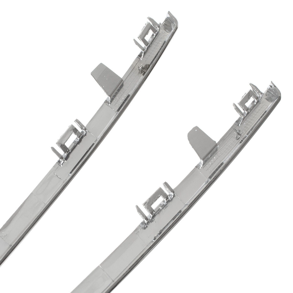 Peugeot 508 I 10-15 listwa GÓRNA + DOLNA atrapy między reflektory (grilla) CHROM 2 szt. KPL