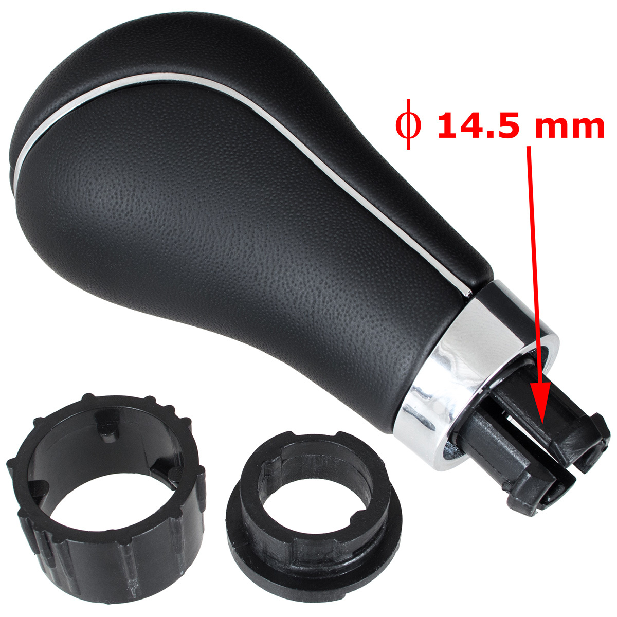 Mercedes C218 CLS-Klasa 11-17 gałka zmiany biegów CZARNA 6 BIEGÓW - 14.5 mm