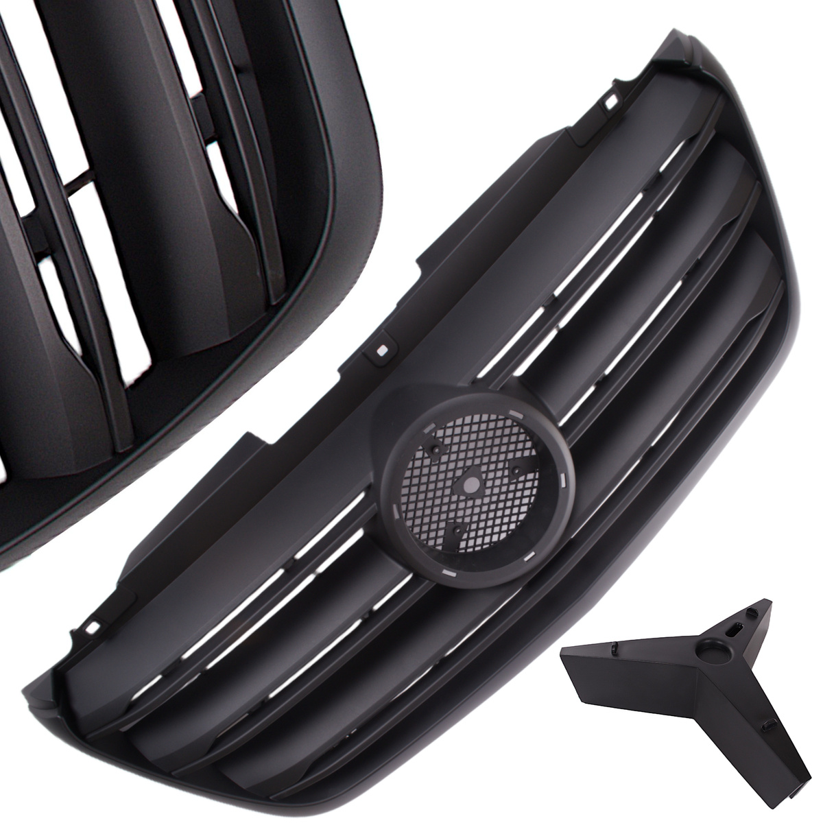 Mercedes Sprinter 2018- atrapa między reflektory (grill) CZARNA