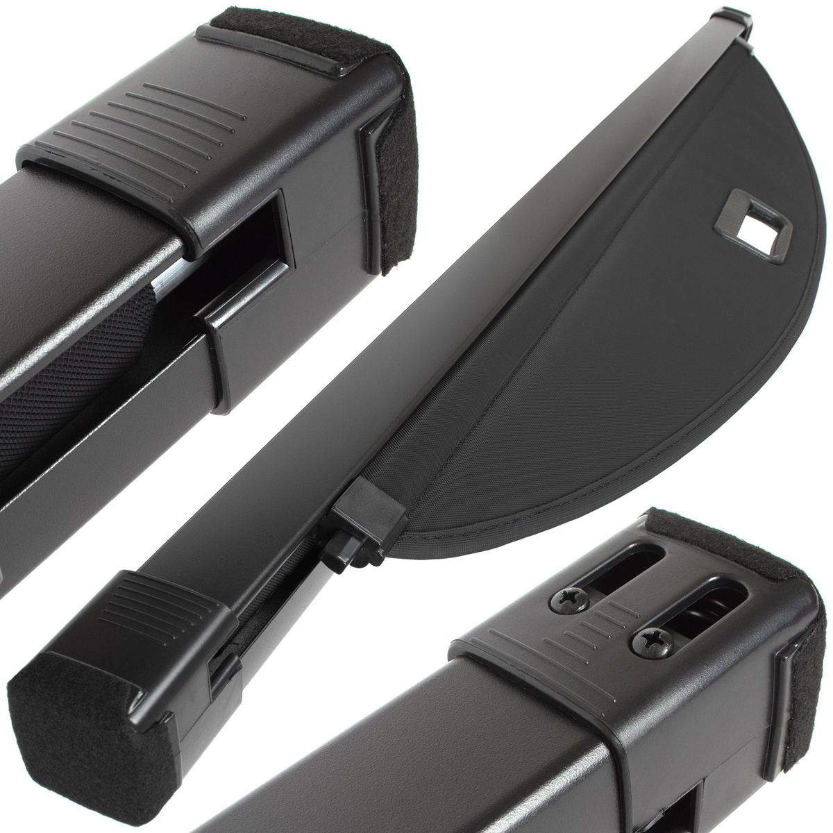 Hyundai ix35 10-15 roleta bagażnika CZARNA