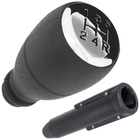 Peugeot Partner I 96-07 gałka zmiany biegów CHROM 5 BIEGÓW + adapter / przejściówka dźwigni drążka gałki zmiany biegów 2 szt. KPL