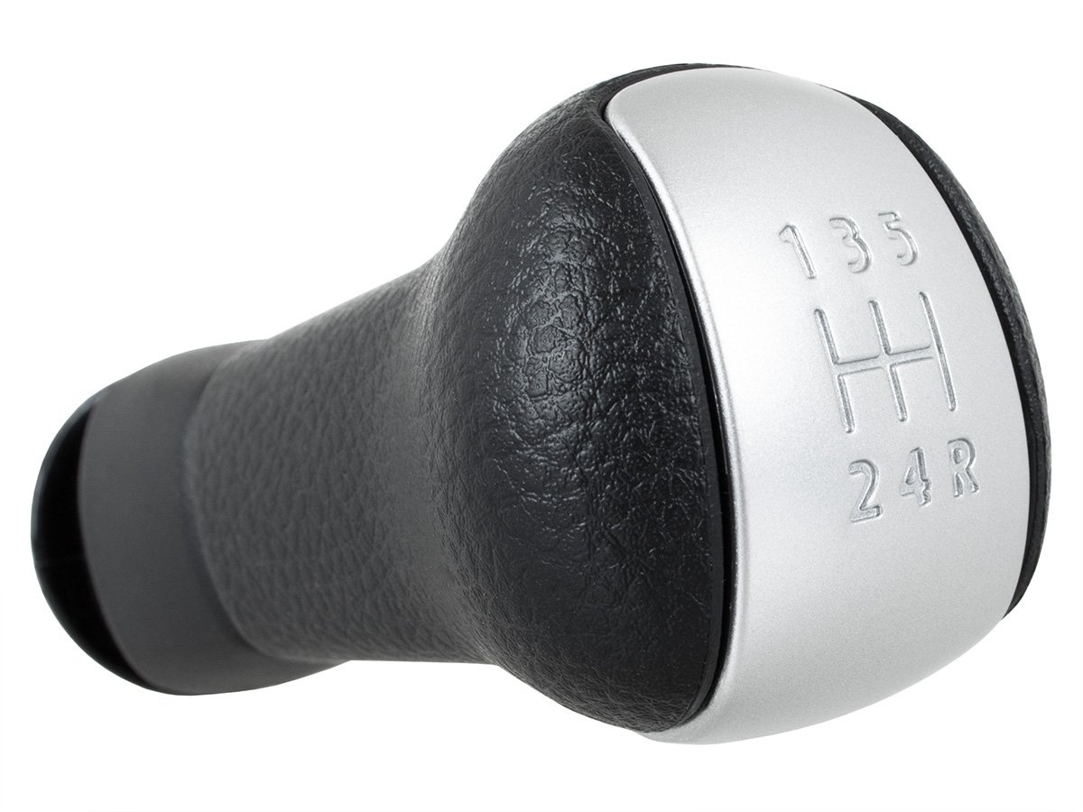 Nissan Qashqai 06-13 gałka zmiany biegów 5 BIEGÓW CZARNA + SILVER
