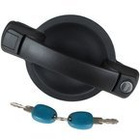 Fiat Doblo 00-09 klamka zewnętrzna drzwi bocznych przesuwnych Z KLUCZAMI prawa