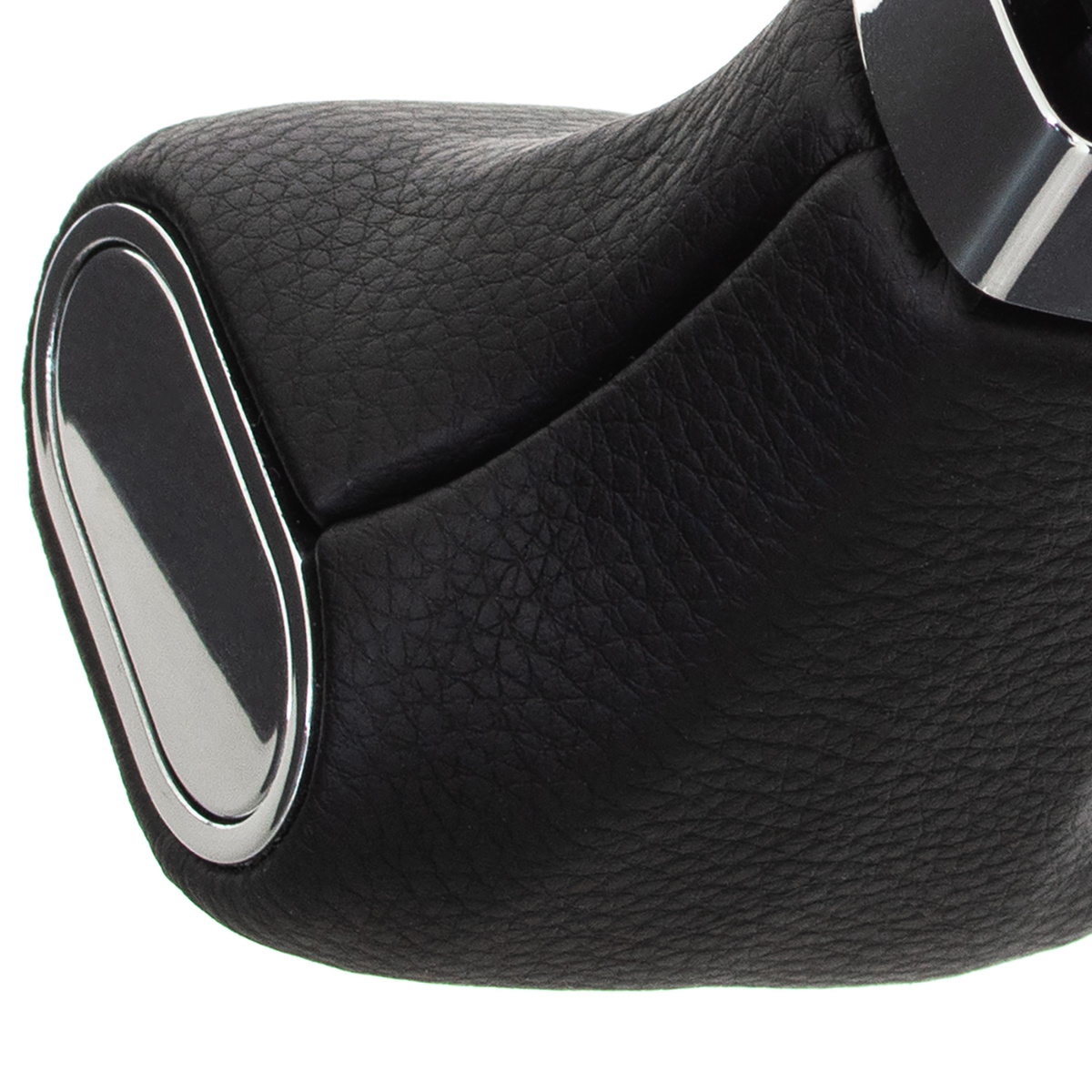 VW Tiguan 2007- AUTOMAT gałka zmiany biegów CZARNA EKOSKÓRA + CHROM