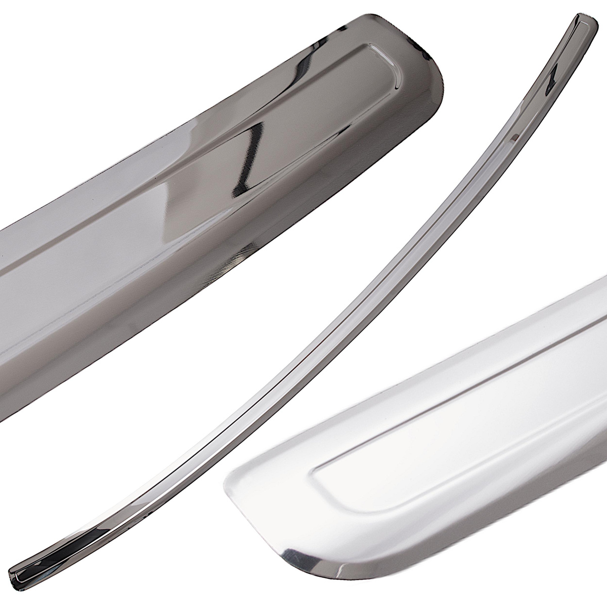 Nissan Qashqai J10 07-14 listwa nakładka progu tylnego STALOWA CHROM