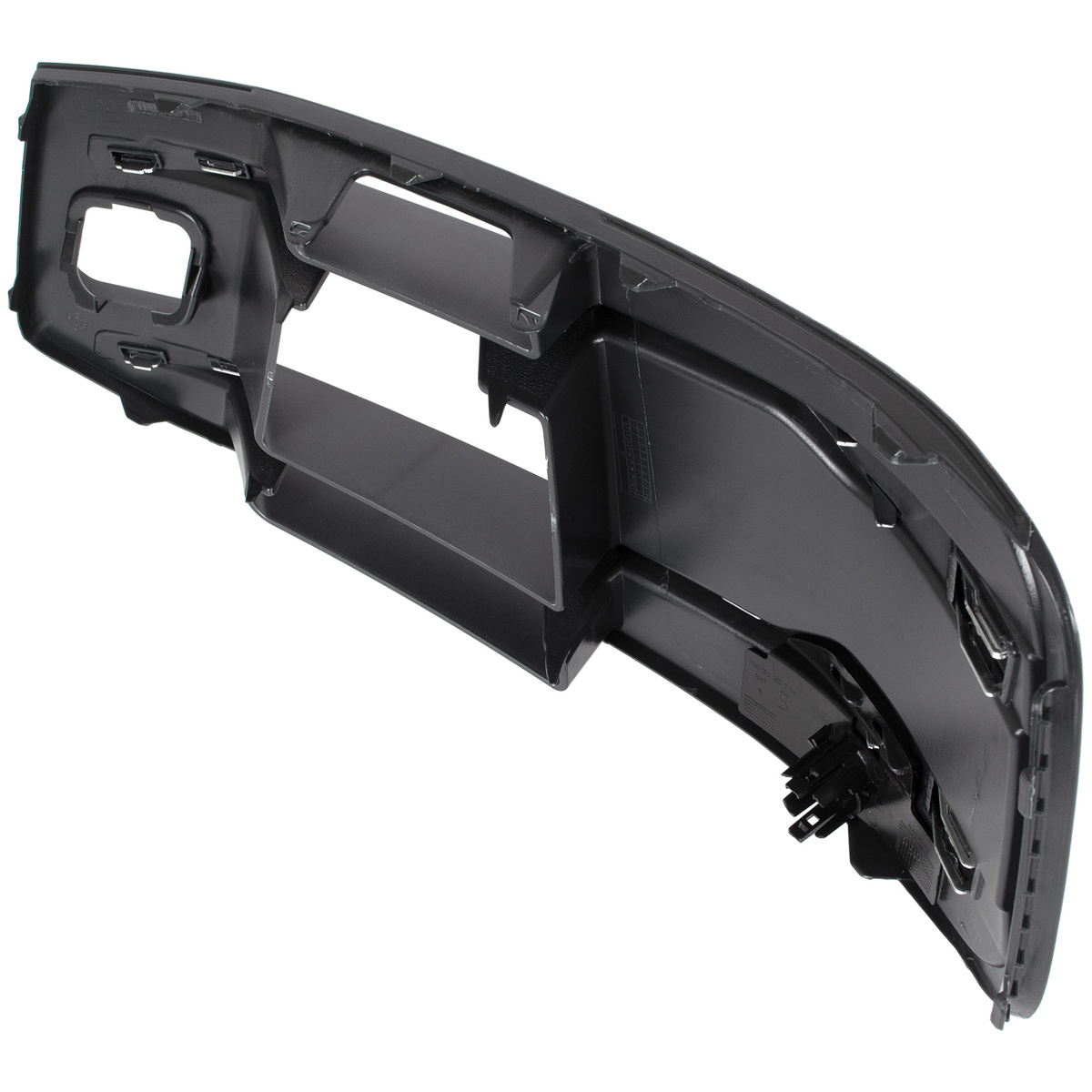Audi Q7 4M 15-19 atrapka kratka w zderzak przedni CZARNA + SILVER prawa