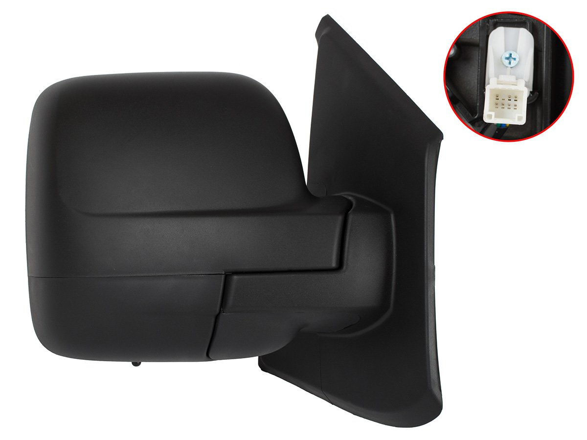 Nissan NV300 2016- lusterko zewnętrzne ELEKTRYCZNE OGRZEWANE czarne prawe