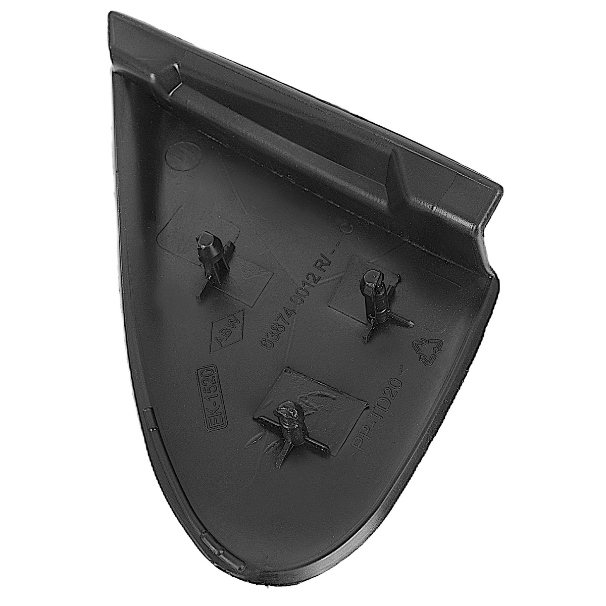 Renault FLUENCE 2010- listwa nakładka słupka (trójkąt lusterka) prawa