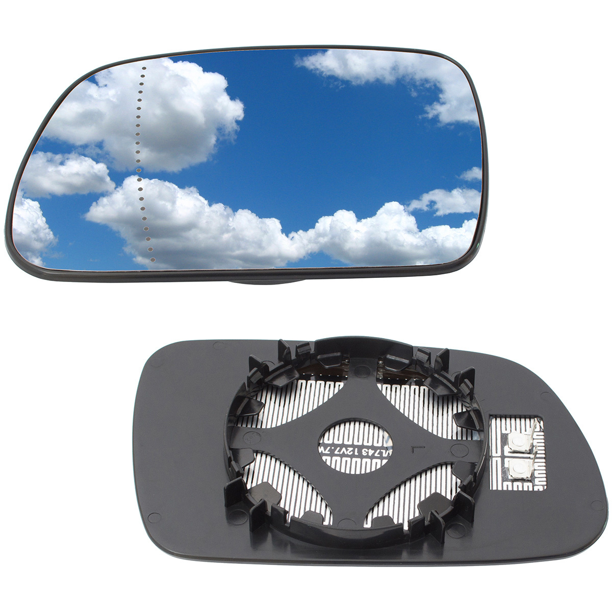 Peugeot 407 04-10 wkład lusterka OGRZEWANY lewy