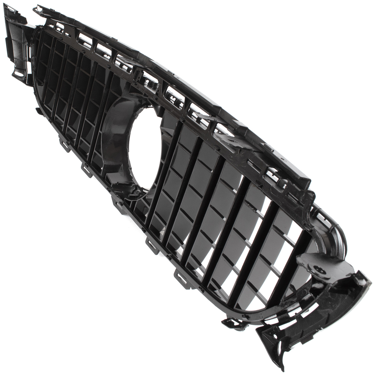 Mercedes E-KLASA W213 W238 C238 16-19 atrapa między reflektory (grill) CZARNA + CHROM