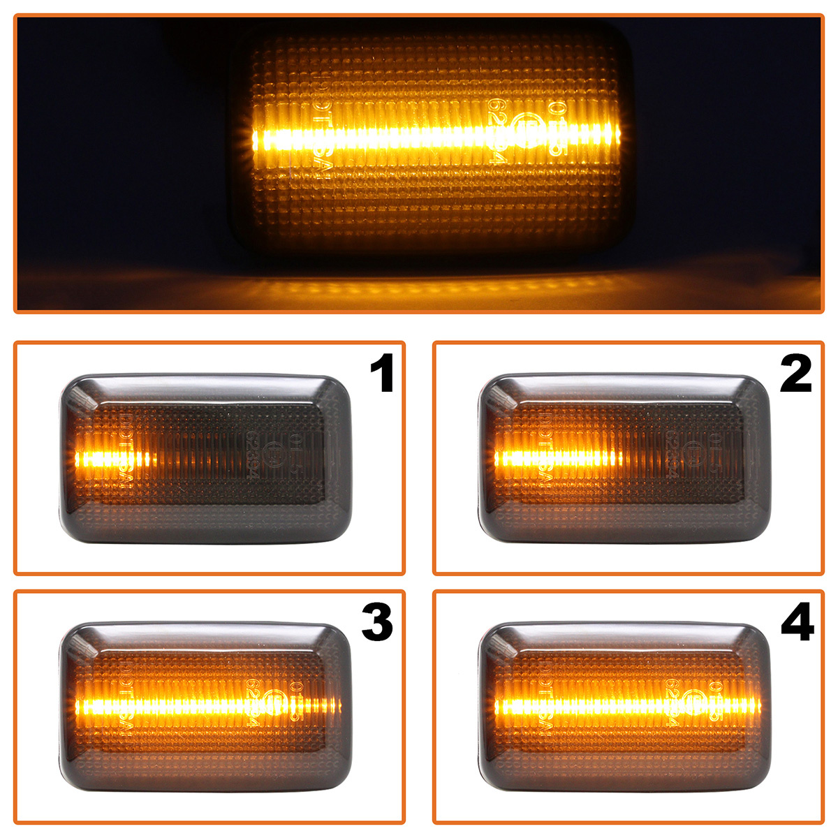 Porsche 911 944 968 kierunkowskaz boczny LED DYMIONY DYNAMICZNY 2 szt. KPL