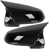 BMW 5 F07 F10 F11 13-17 nakładka lusterka BLACK GLOSSY lewa + prawa 2 szt. KPL