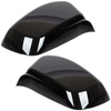 BMW 5 E60 E61 03-08 nakładka lusterka BLACK GLOSSY lewa + prawa 2 szt. KPL