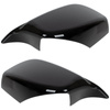BMW 5 E60 E61 03-08 nakładka lusterka BLACK GLOSSY lewa + prawa 2 szt. KPL