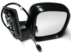 VW Caddy 04- lusterko zewnętrze elektryczne podgrzewane CZARNE prawe