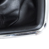 VW Golf IV 97-03 gałka zmiany biegów CZARNA + mieszek z ramką CHROM 5 BIEGÓW OTWÓR 23MM