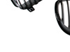 BMW 1 E81 E82 E87 E88 07-11 atrapy między reflektory (nerki) lewa + prawa kpl. BLACK MAT