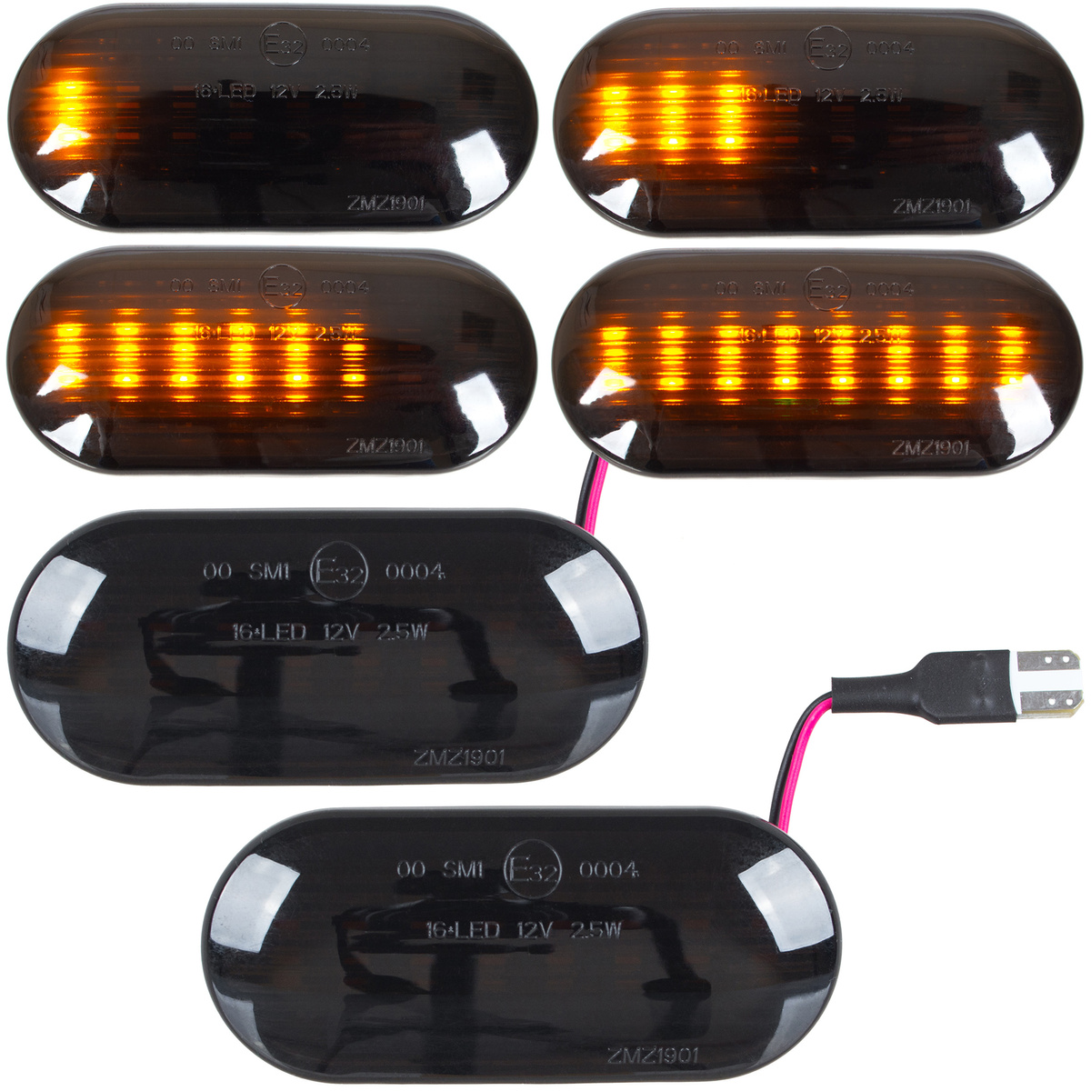 Seat Leon I 99-06 kierunkowskaz boczny LED DYMIONY DYNAMICZNY 2 szt. KPL