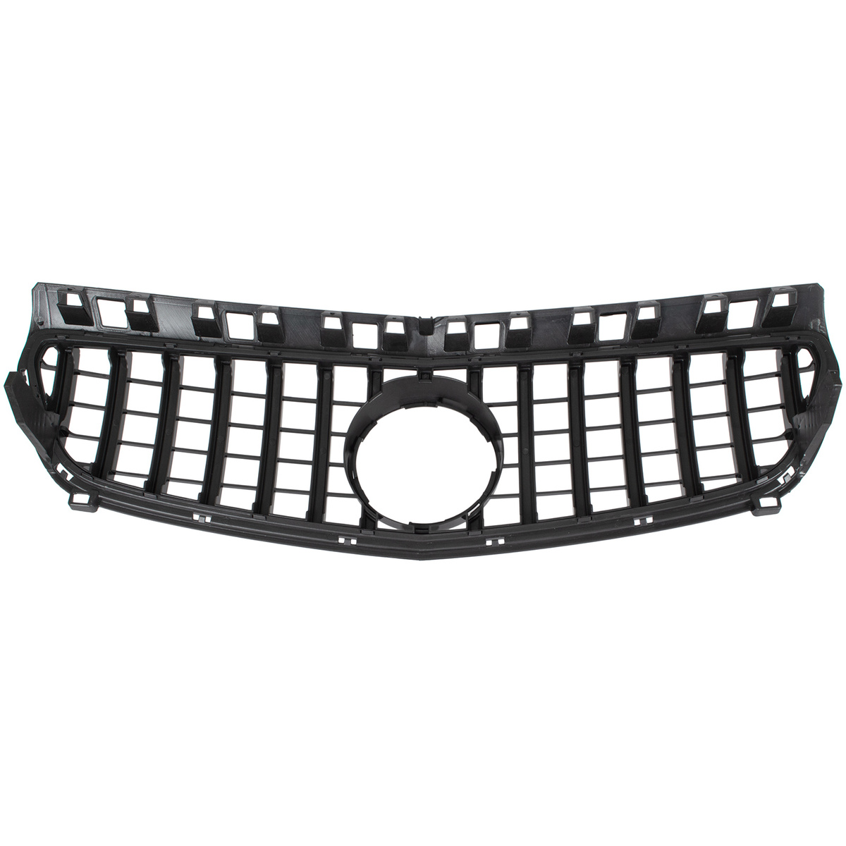 Mercedes KLASA A W176 12-18 atrapa między reflektory (grill) PANAMERICANA PIANO BLACK