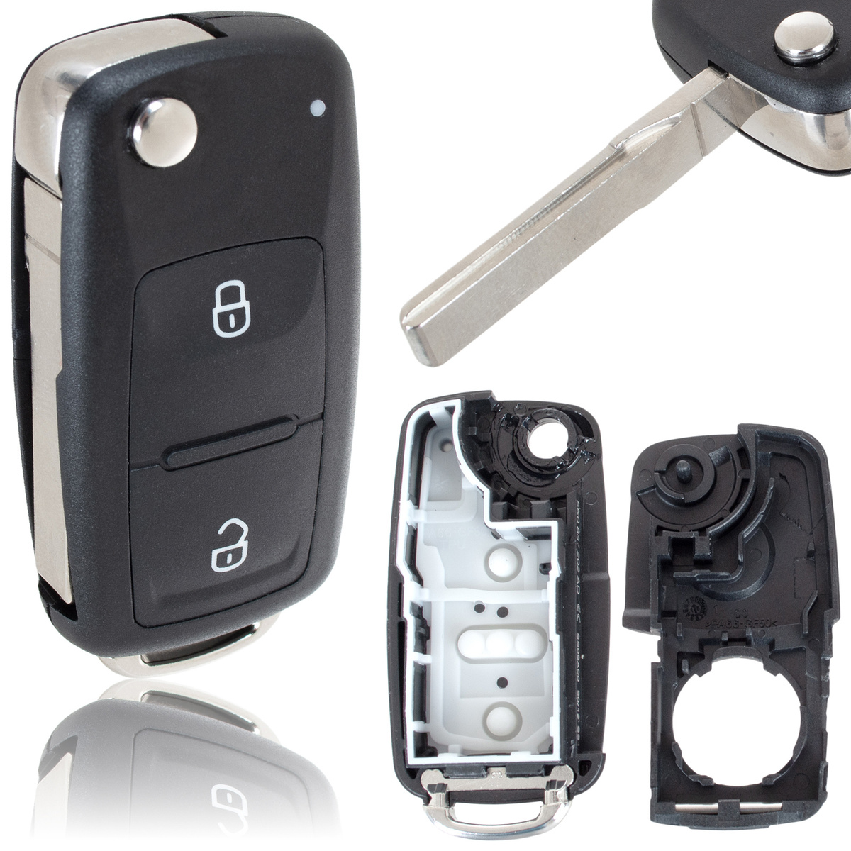 Seat Skoda Volkswagen obudowa pilota 2 PRZYCISKI