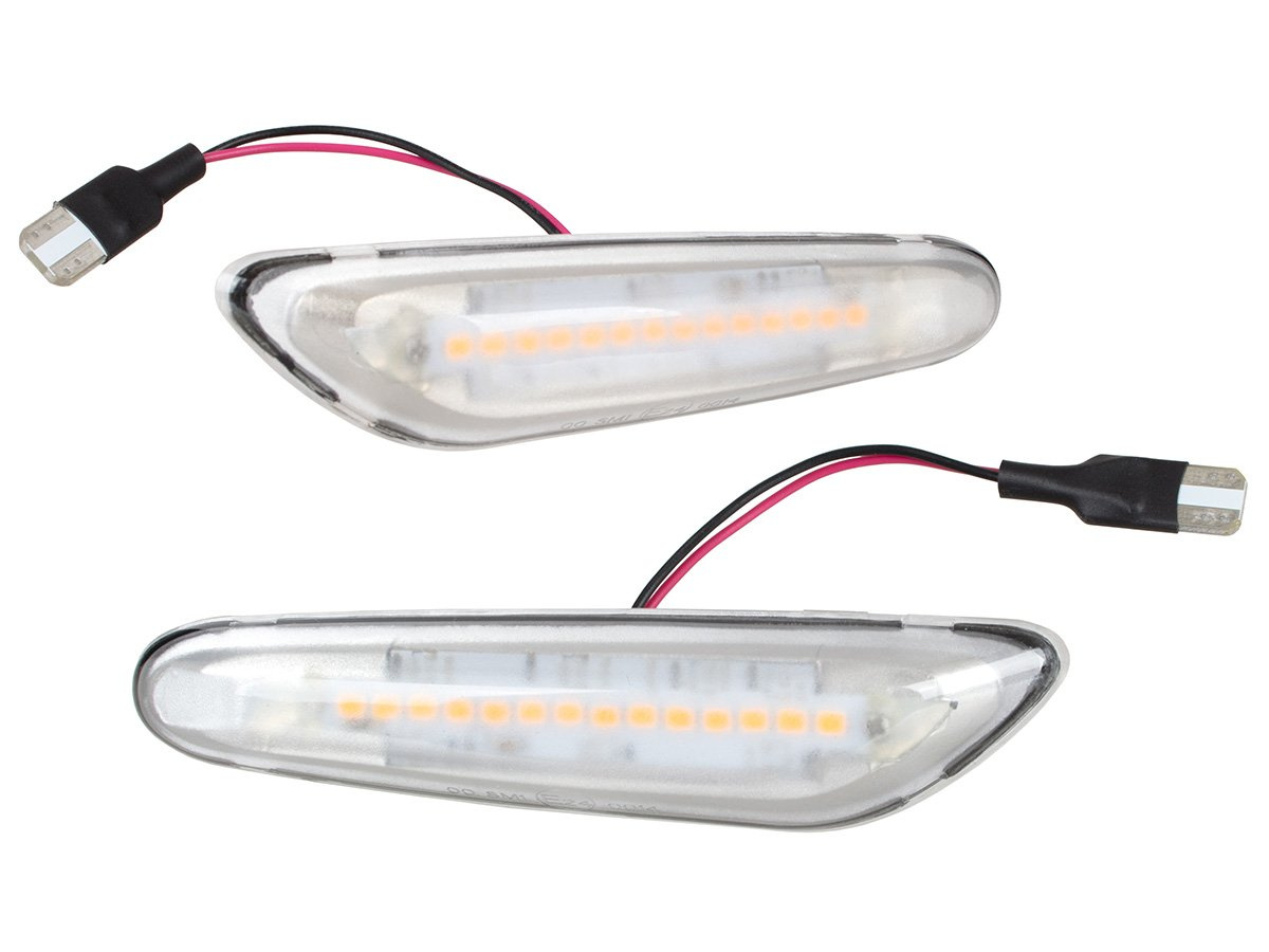BMW 3 E46 kierunkowskaz boczny LED BIAŁY DYNAMICZNY 2 szt. KPL