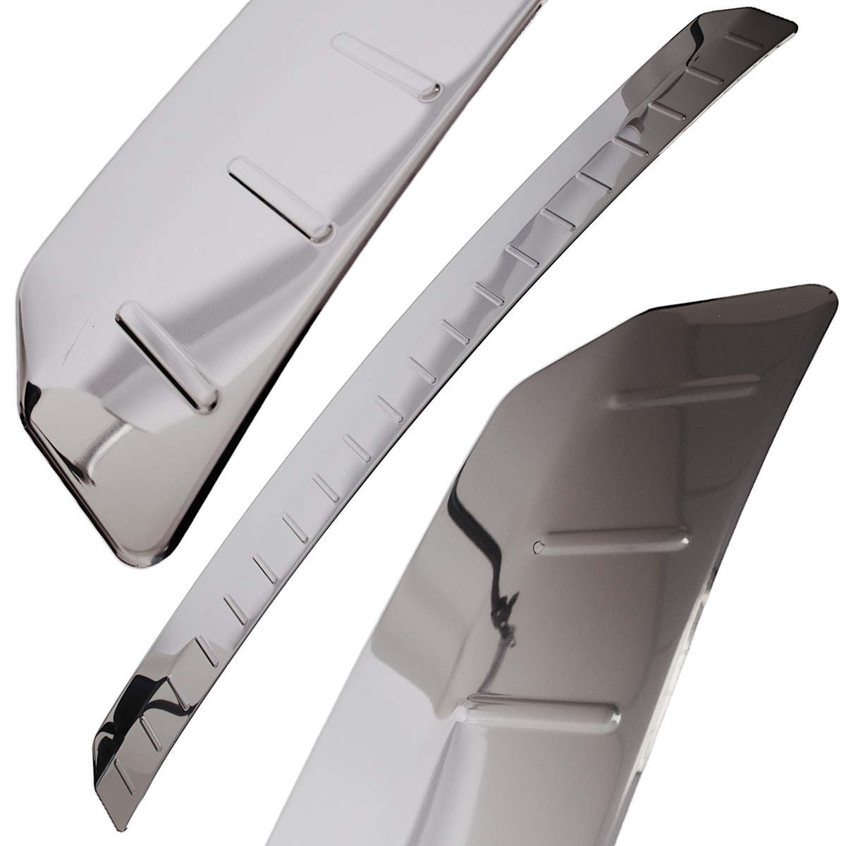 VW PASSAT B6 Kombi 05-12 listwa nakładka progu tylnego STALOWA CHROM