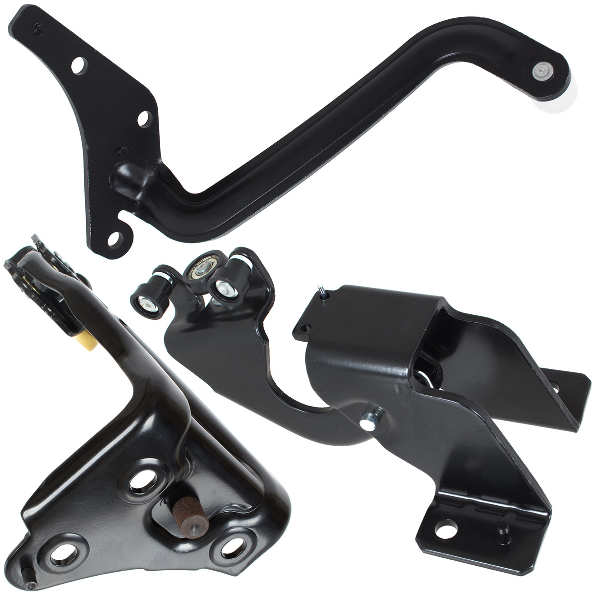 Peugeot Expert II / Expert Tepee 2007- wózek drzwi bocznych przesuwnych GÓRA + ŚRODEK z ŁAPĄ + DÓŁ z ŁAPĄ 3 szt. KPL