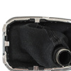 VW Golf IV 97-03 gałka zmiany biegów CZARNA + mieszek z ramką CHROM 5 BIEGÓW OTWÓR 23MM
