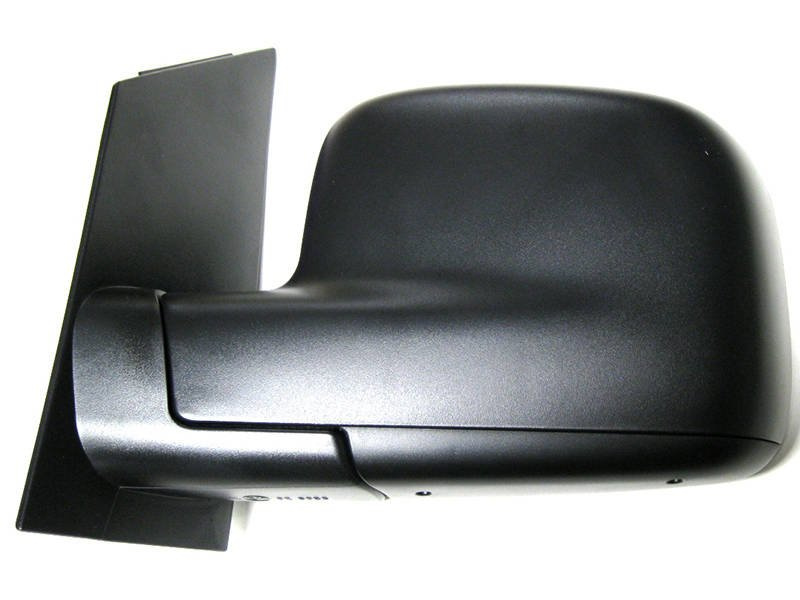 VW Caddy 04- lusterko zewnętrze mechaniczne CZARNE lewe