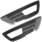 Ford FOCUS III FL 12-16 Z HALOGENAMI atrapka kratka w zderzak przedni CZARNA + CHROM lewa + prawa 2 szt. KPL