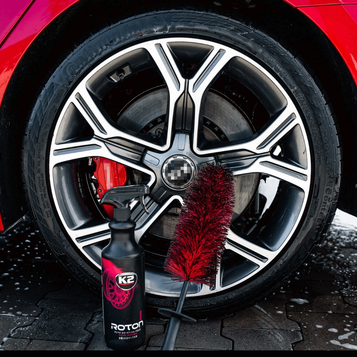 Szczotka detailingowa do felg i kołpaków K2 SCEPTER D7010