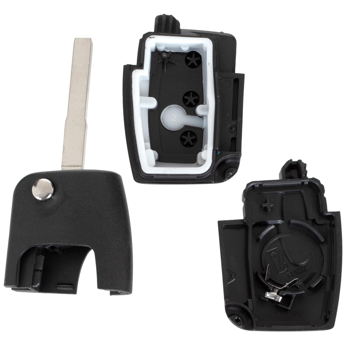 Ford B-MAX C-MAX Ecosport Fiesta VI Focus II Galaxy II Mondeo IV S-MAX Transit Courier obudowa pilota 3 PRZYCISKI