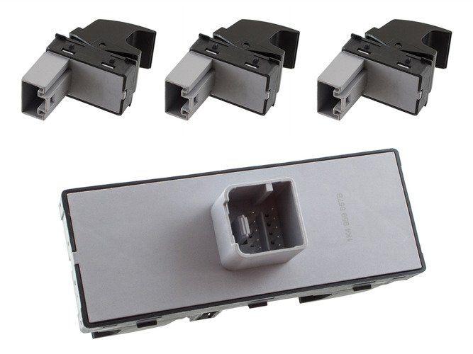 VW Touran 03-10 przełącznik ZESPOLONY podnoszenia szyb elektrycznych + 3 PRZYCISKI