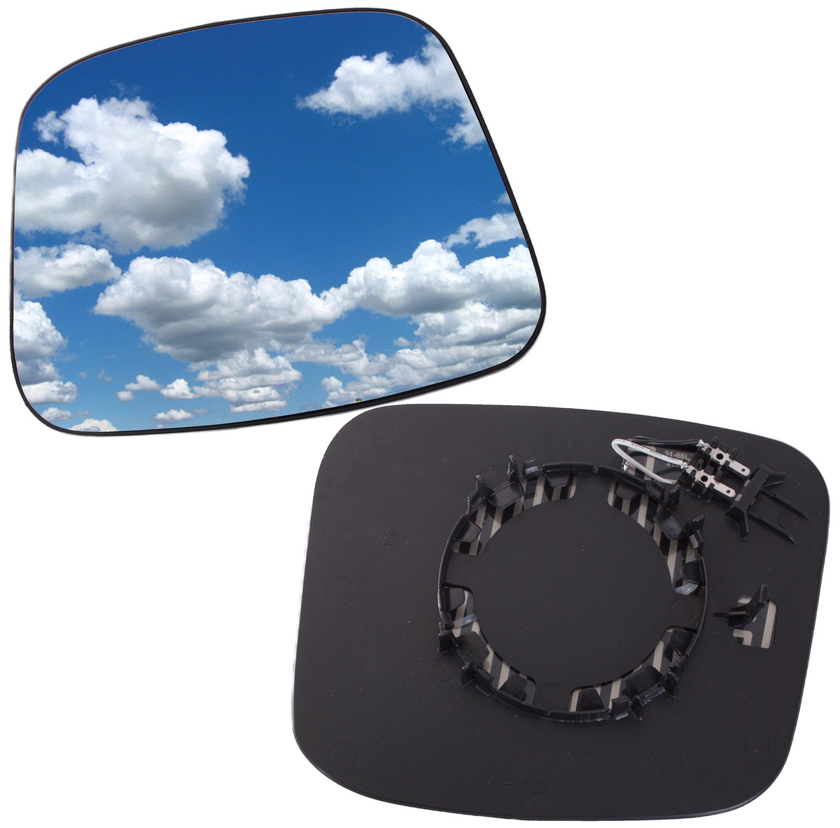 Fiat FIORINO 07-12 wkład lusterka OGRZEWANY lewy