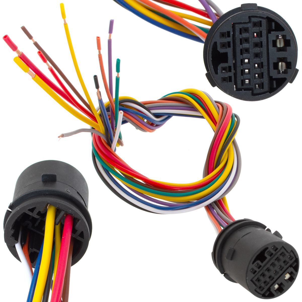 Opel Astra III H 04-14 wiązka przewodów z wtyczką do drzwi tylnych lewych = prawych