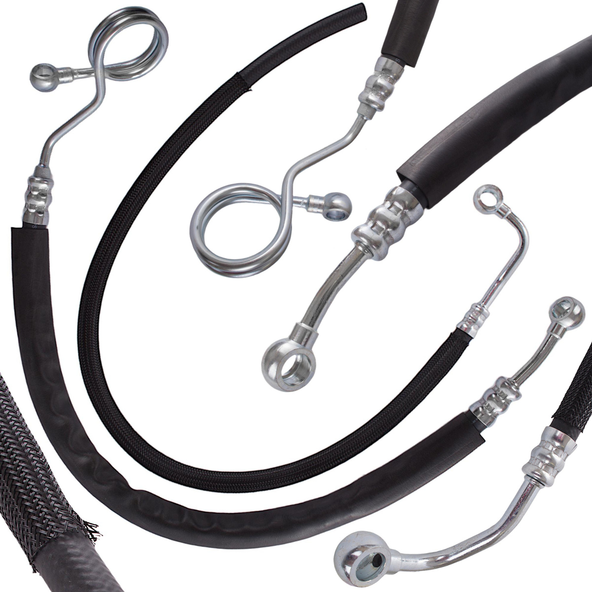 Audi A4 B6 01-04 B7 04-09 1,9 TDi 2,0 TDi 2 szt. KPL przewodów układu wspomagania