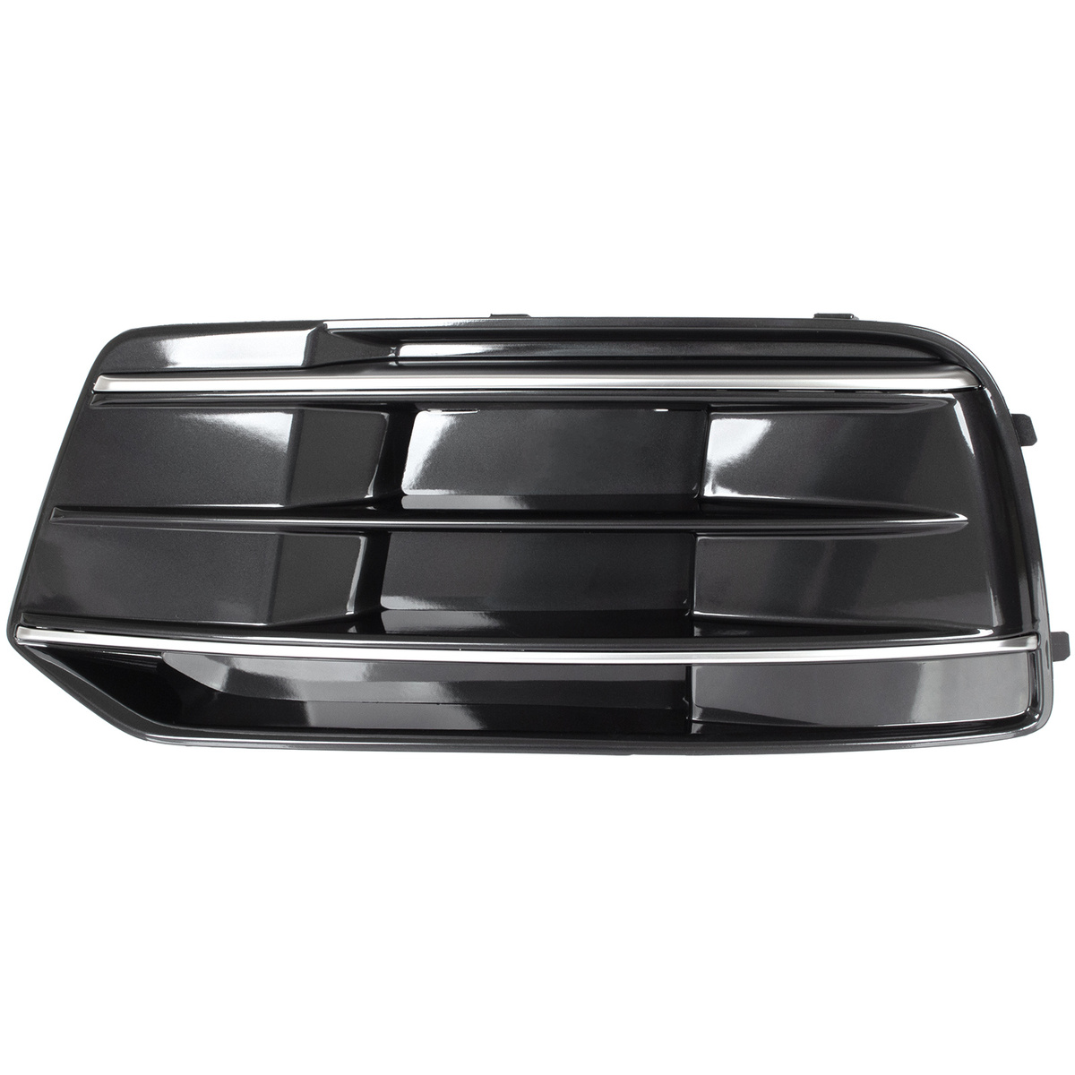 Audi Q5 FY 16-20 BEZ HALOGENÓW atrapka kratka w zderzak przedni CZARNA + SILVER lewa