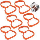 BMW 3 F30 F31 F34 2012- N57N N57X N57Z zaślepka z uszczelkami klap wirowych kolektora ssącego 7 szt. KPL