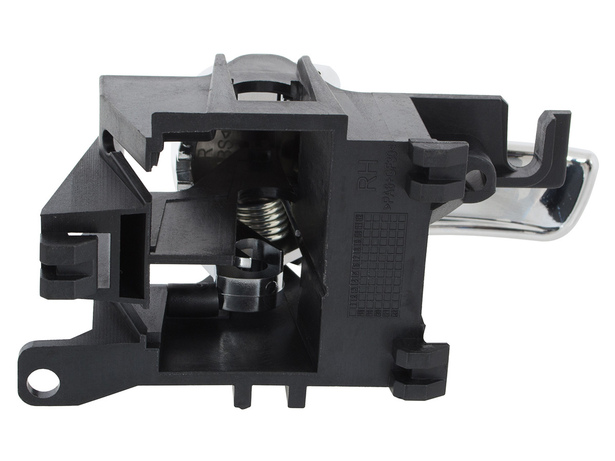 Nissan Navara 2004- klamka wewnętrzna tylna BEZ BLOKADY CHROM prawa