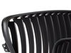 BMW 1 E81 E82 E87 E88 07-11 atrapy między reflektory (nerki) lewa + prawa kpl. BLACK MAT